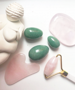 Yoni eggs and gua sha tools, facial rollers and more!