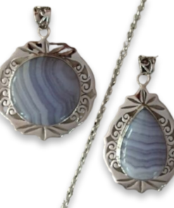 Blue Lace Agate Jewellery