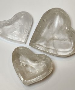 Natural Crystals: Hand Carved & Polished Clear Quartz Crystal Bowls