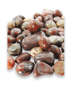 Tumbled Stone: Brecciated Jasper
