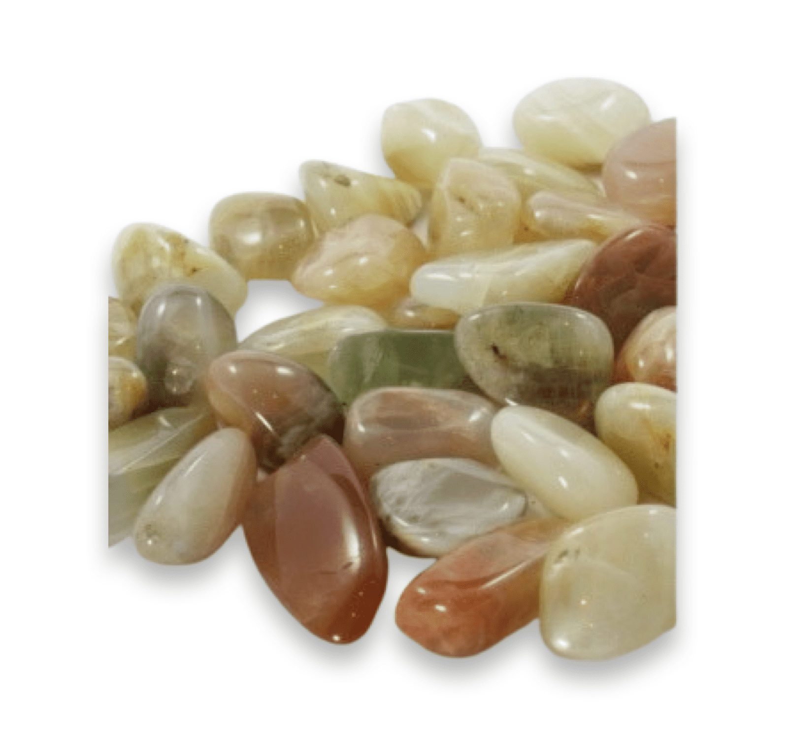 Tumbled Stone: Coloured Moonstone