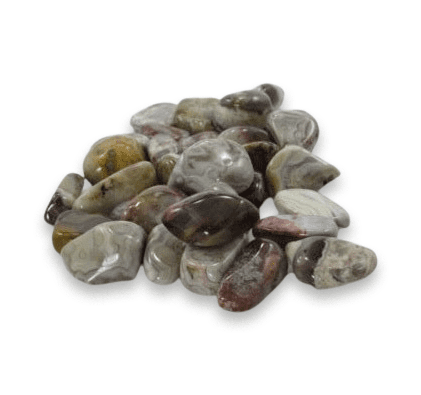 Tumbled Stone: Crazy Lace Agate
