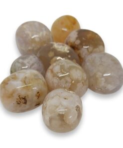 Tumbled Stone: Flower Agate