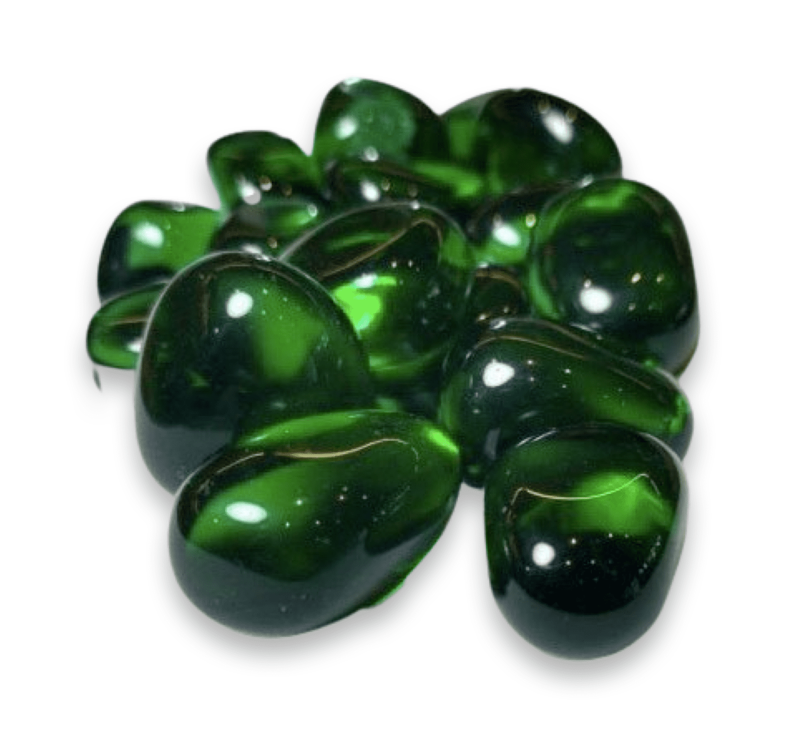 Tumbled Stone Green Obsidian