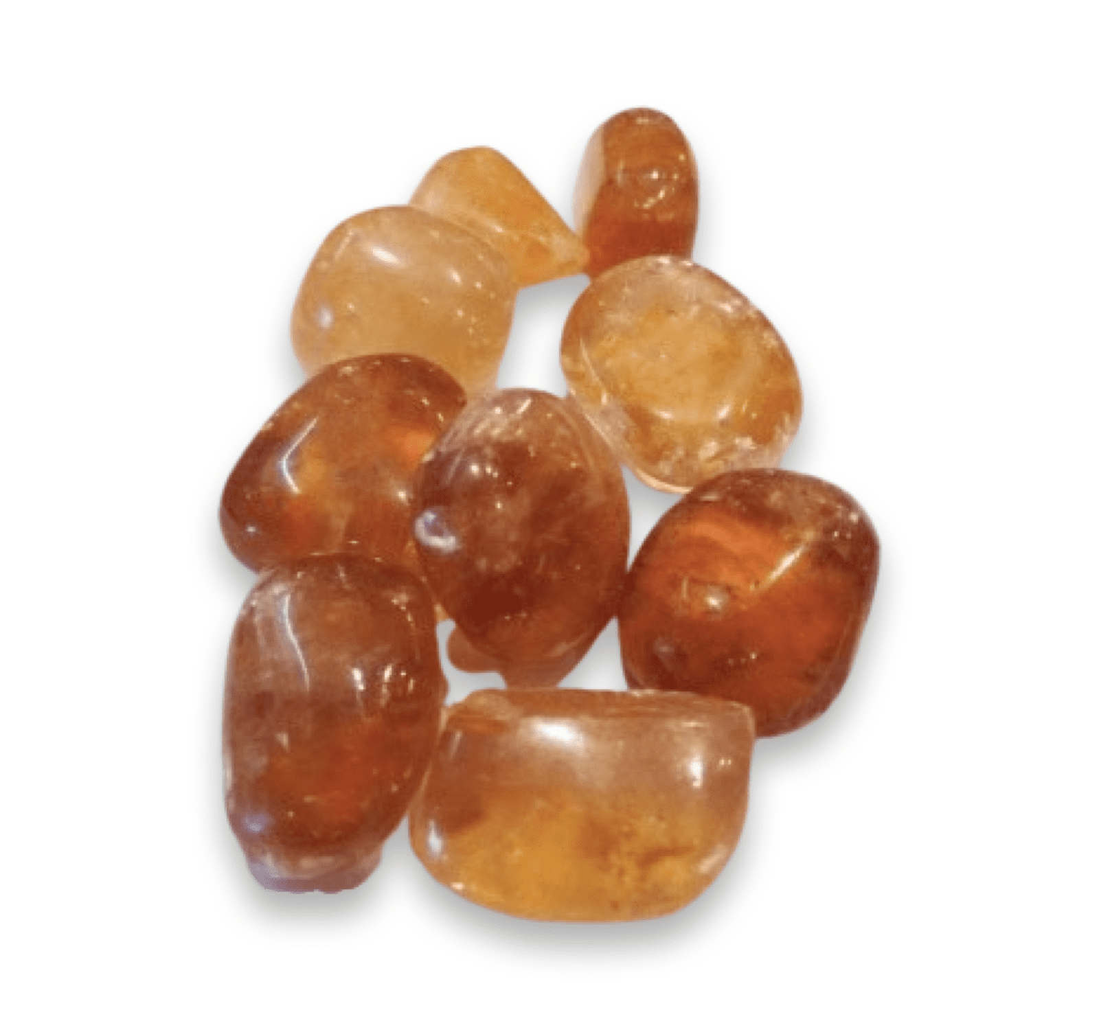 Tumbled Stone: Honey Calcite