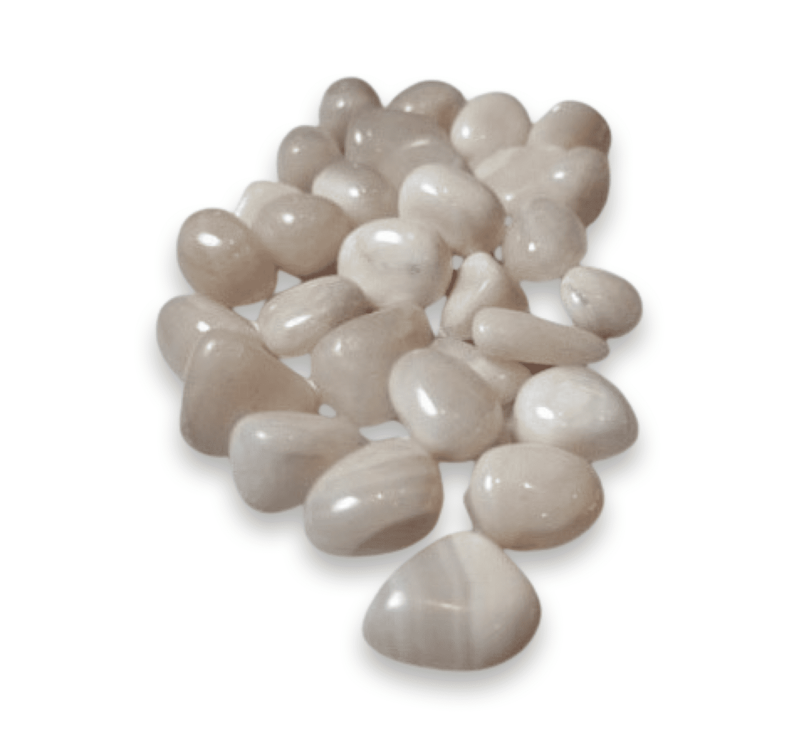 Tumbled Stone: Mangano Calcite SML