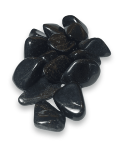Tumbled Stone: Black Jade