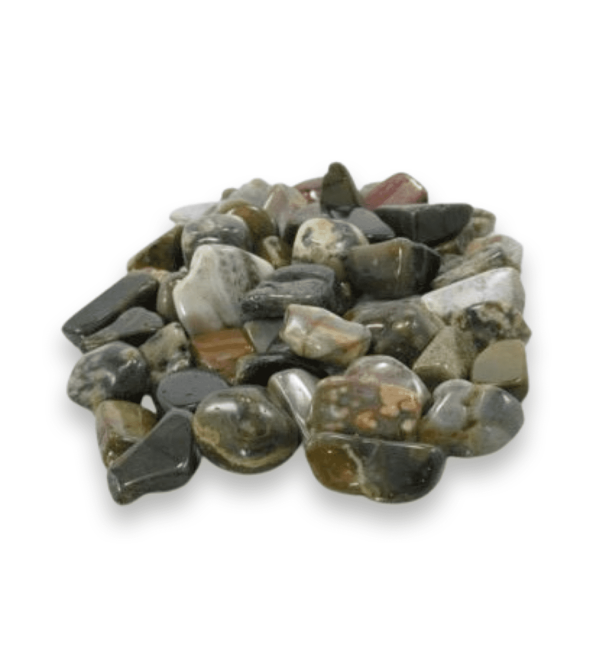 Tumbled Stone: Ocean Jasper