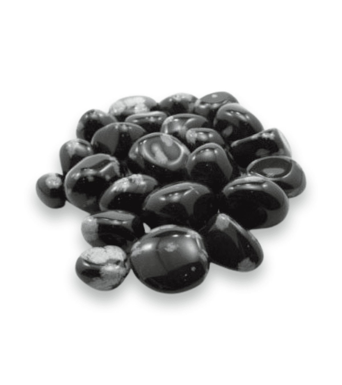 Tumbled Stone: Snowflake Obsidian