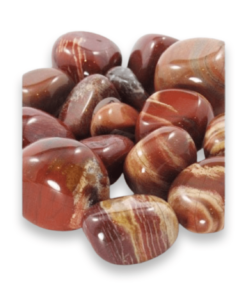 Tumbled Stone: Striped Jasper (Red)