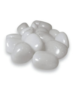 Tumbled Stone: White Jade