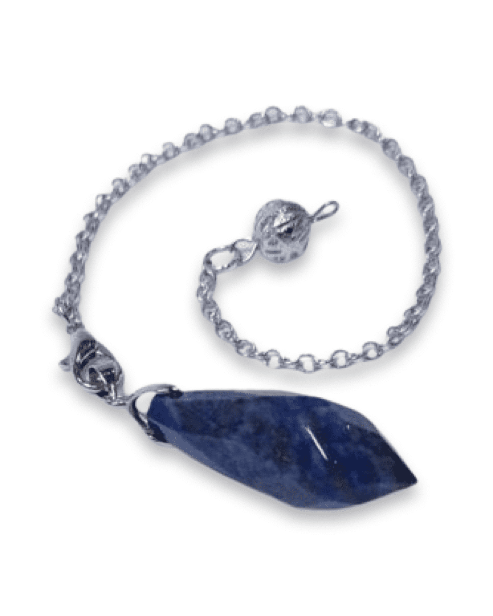 Crystal Pendulum Lapis Lazuli Faceted Drop