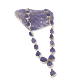 Amethyst Raw Multi-Stone Necklace | 925 Sterling Silver