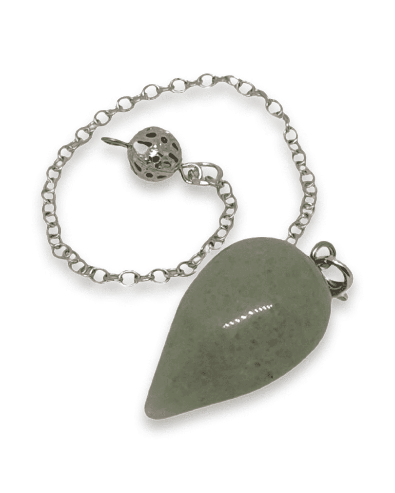 Crystal Pendulum Green Aventurine Teardrop