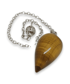 Crystal Pendulum Tiger Eye Teardrop