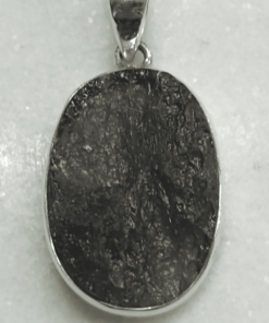 Agni Manitite Tektite Natural Bezel Set Pendant