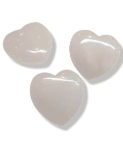 Pink Calcite Puff Heart