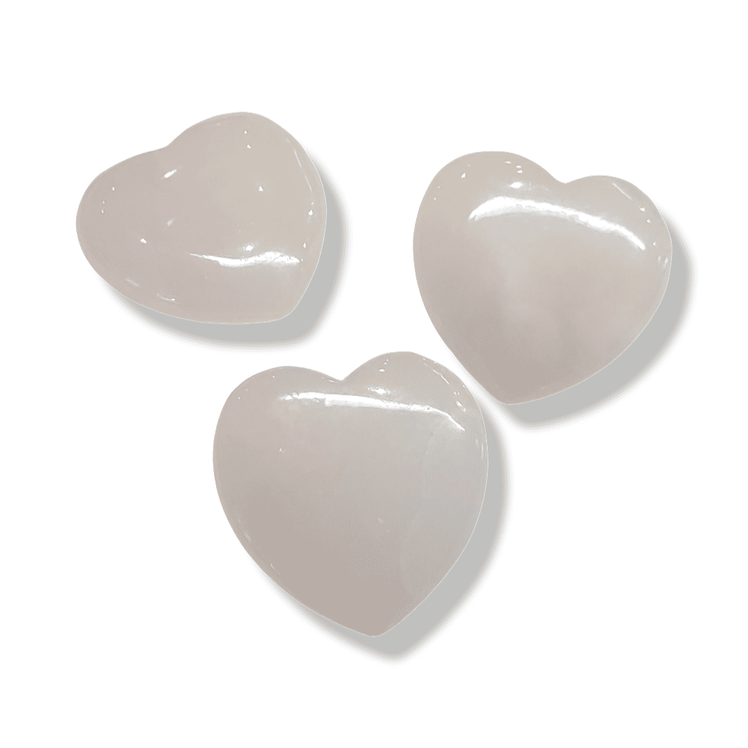 Pink Calcite Puff Heart
