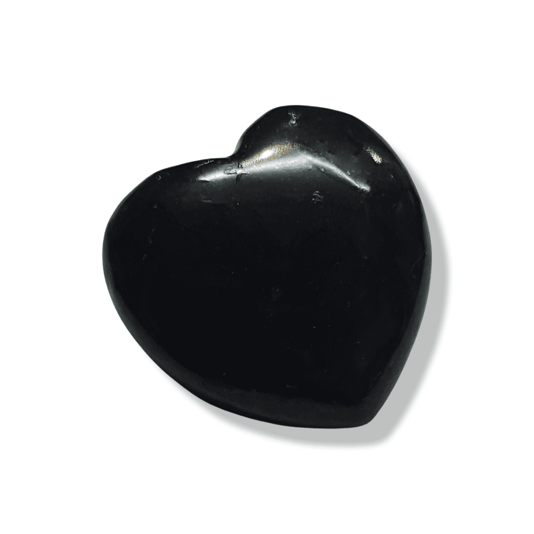 Shungite Puff Heart