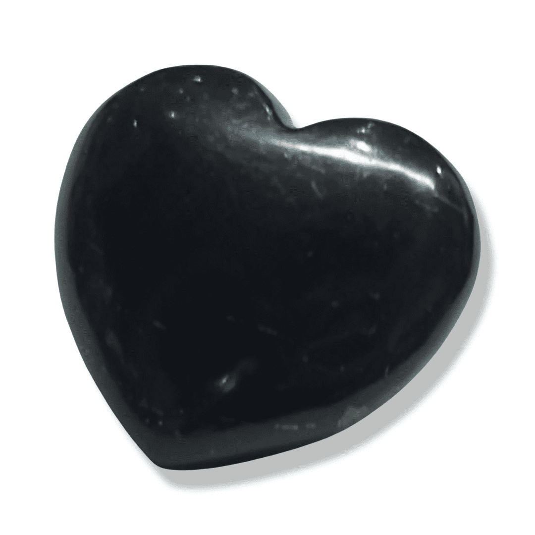 Shungite Puff Heart