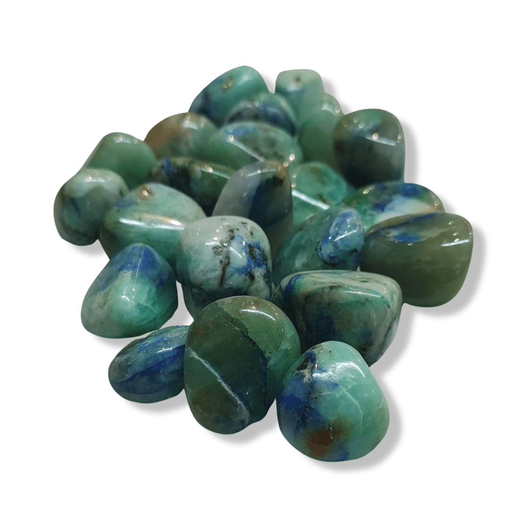 Tumbled Stone: Azurite | Chrysocolla