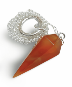 Crystal Pendulum Carnelian Classic