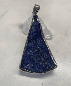 Lapis Lazuli Natural Organic Raw Trillion Pendant