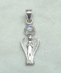 Moonstone Angel Pendant | 925 Sterling Silver