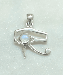 Moonstone Eye Of Horus Pendant | 925 Sterling Silver