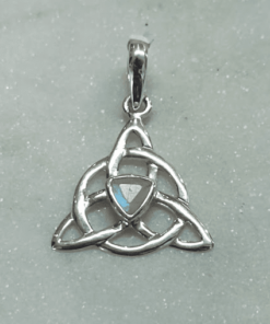 Moonstone Triqueta Pendant | 925 Sterling Silver