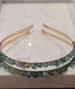 Green Aventurine Tumble Crystal Headband