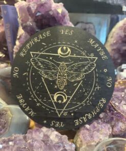 Wooden Pendulum Board: Black Moth