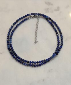 Sodalite Crystal Beaded Necklace