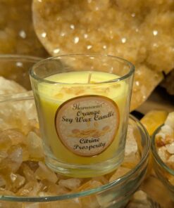 Votive Candle: Prosperity | Citrine | Orange