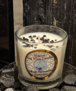 Votive Candle: Protection |  Black Tourmaline | Vetiver