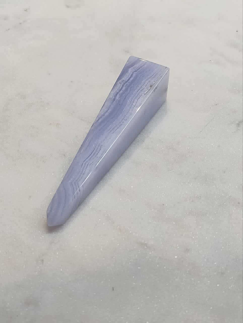 Blue Lace Agate Obelisk
