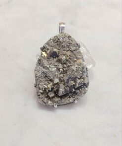 Pendant: Pyrite Raw Natural Claw 450