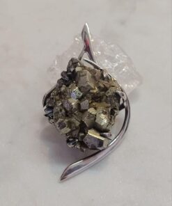 Pyrite Cluster Pendant in Accent Setting - 475