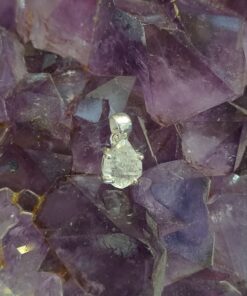 Herkimer Diamond Claw Set Pendant