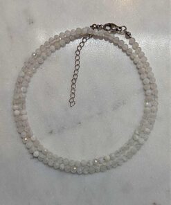 Moonstone Crystal Beaded Necklace