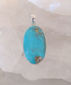 Turquoise Cabochon Oval Pendant