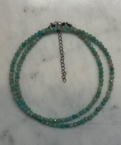 Amazonite Crystal Beaded Necklace
