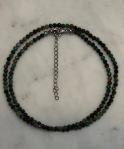 Emerald Crystal Beaded Necklace