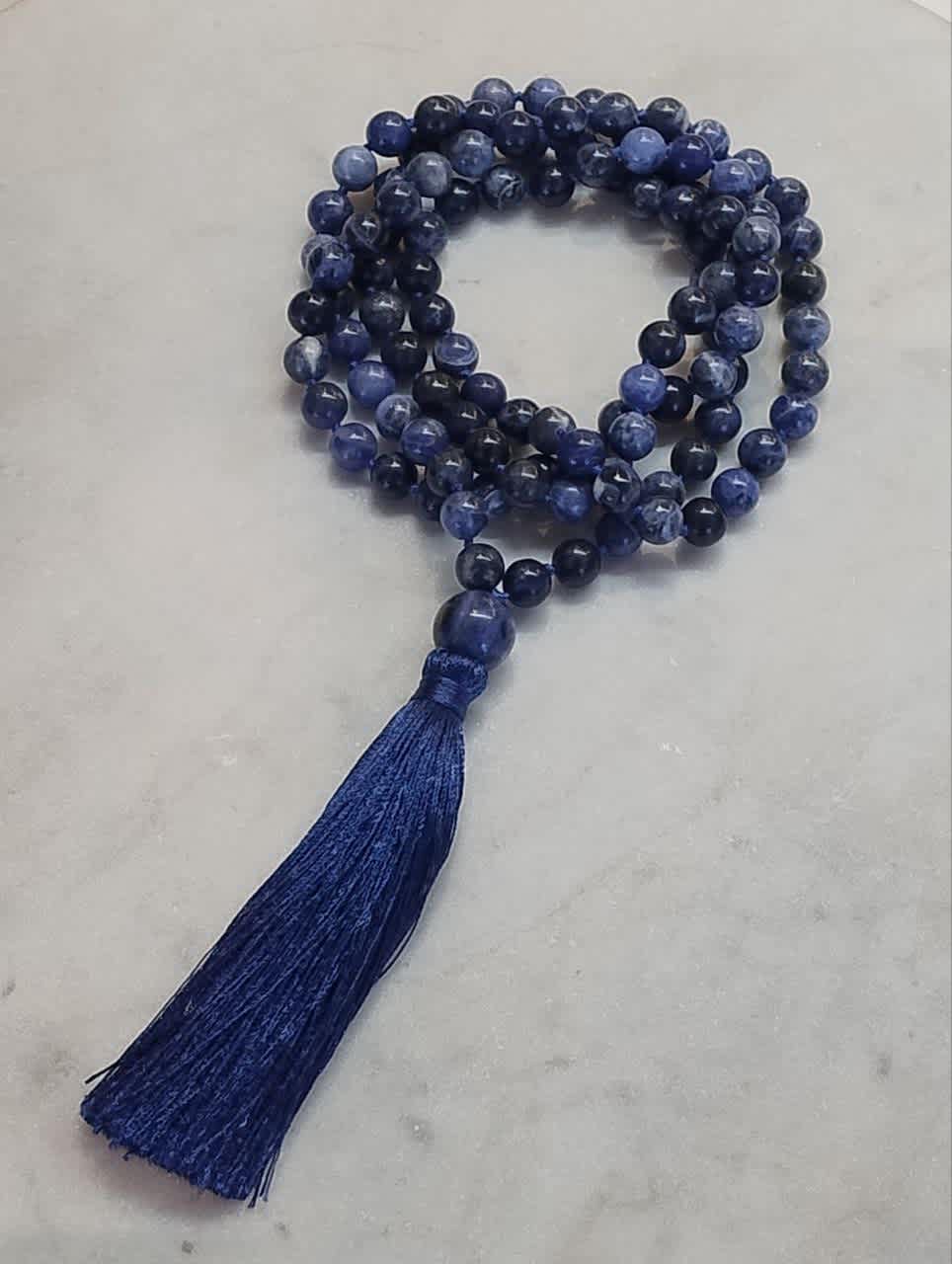 Mala Beads: Sodalite