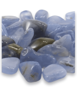 Tumbled Stone: Blue Chalcedony