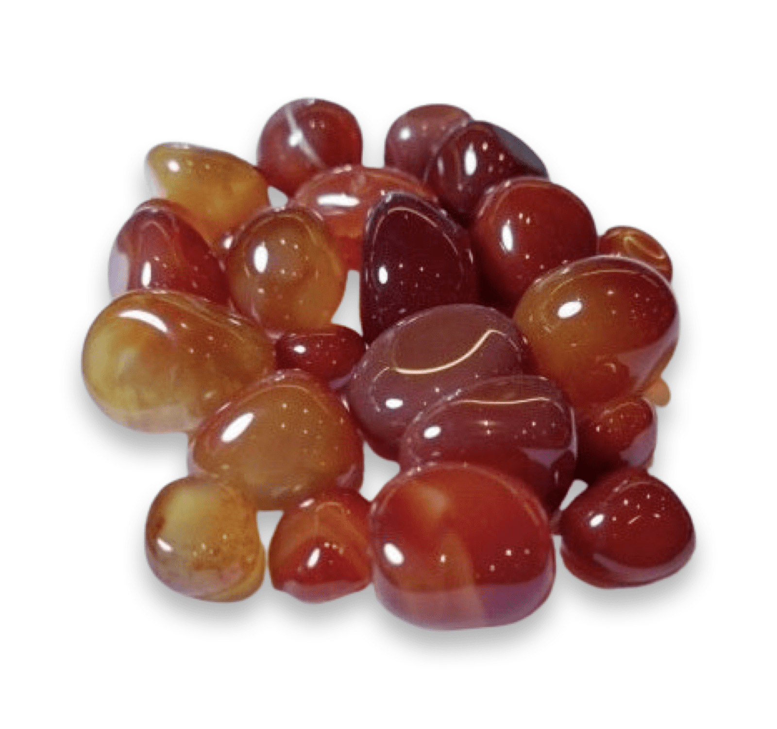 Tumbled Stone: Carnelian Large
