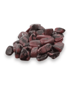 Tumbled Stone: Rhodonite