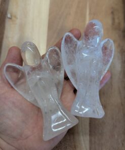 Carving: Clear Quartz Angel 150