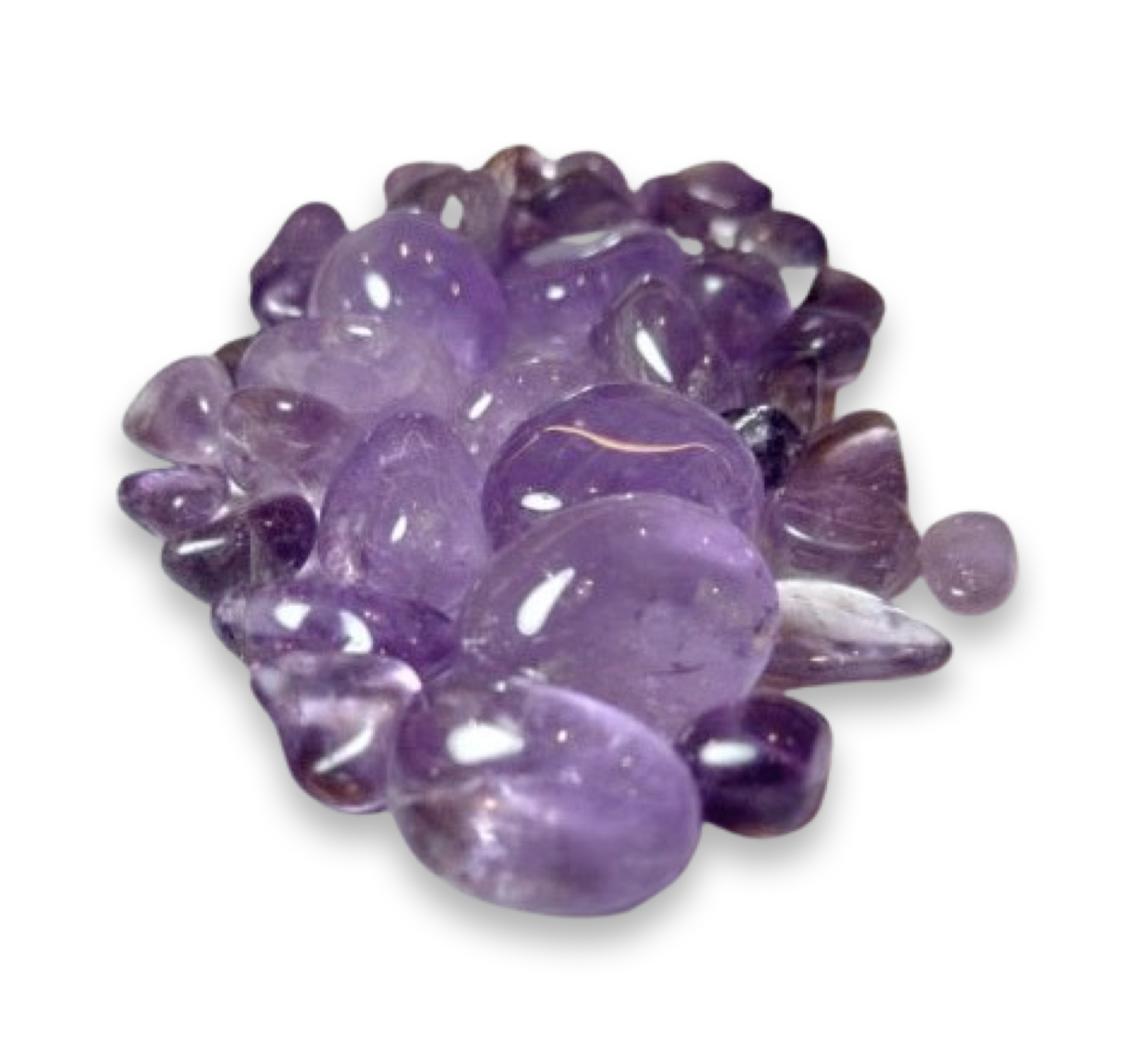 Tumbled Pebbles: Amethyst