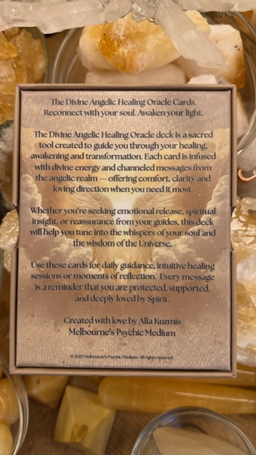 Divine Angelic Healing Oracle Cards by Alla Kuzmis - Image 2